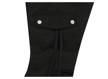 AS YOU ARE -  SIDE TUCK BOOT-CUT PANTS (黑色) P-A249