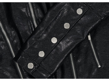 AS YOU ARE - FAKE SLIM LEATHER JACKET J-A109