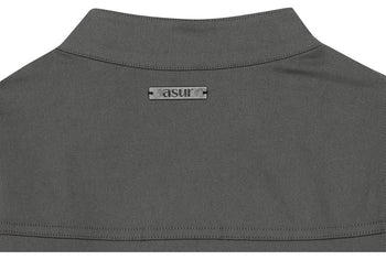 AS YOU ARE - FACADE LOGO HIGH-NECK ZIP-UP (炭灰) J-A108