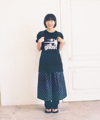 NICEGHOSTCLUB -  dot symbol tee [黑色] T-N1056