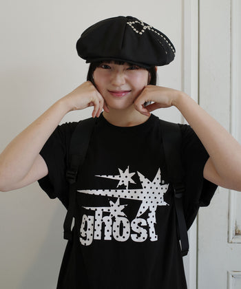 NICEGHOSTCLUB -  dot symbol tee [黑色] T-N1056