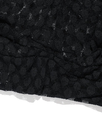 NICEGHOSTCLUB - ffats dot mesh turban beanie [黑色] AC-N67