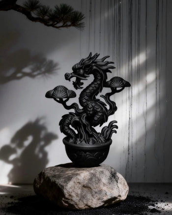 朽根造 - AC-K161 黑·盆系列｜龍·延