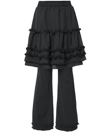 3-Layered Ruffle Skirt Pants FL-260