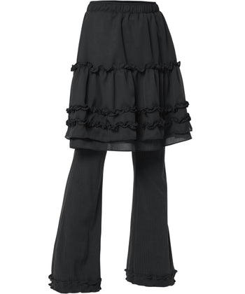 3-Layered Ruffle Skirt Pants FL-260