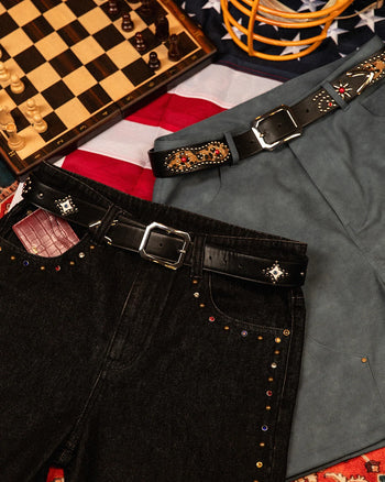 Colt - Rhinestone Denim Jorts 水鑽牛仔短褲 P-C263