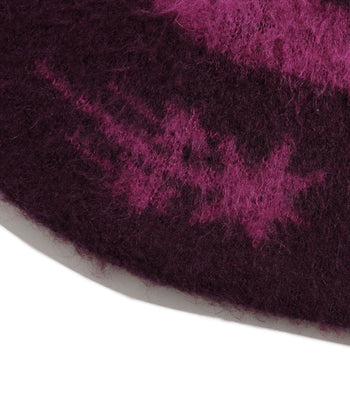 NICEGHOSTCLUB - STRIPE 3-STAR LOGO MOHAIR BEANIE 條紋三星標誌馬海毛針織帽 AC-N182