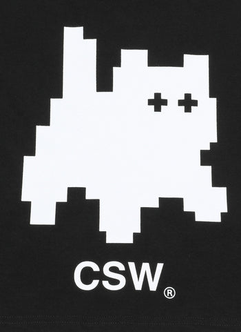 CSW - MELTING SIGNATURE BIG LOGO CROP T T-C210