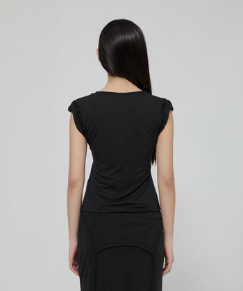 FLARE UP - Lace Sleeve Top 蕾絲袖上衣 T-F1092