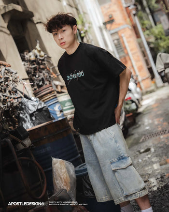 Apostle - SOM-03 "A HUNDRED TIMES" Graphic TEE - White