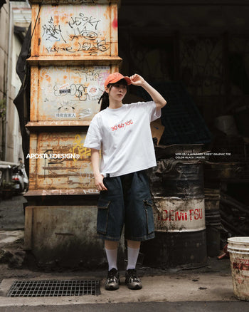 Apostle - SOM-03 "A HUNDRED TIMES" Graphic TEE - White