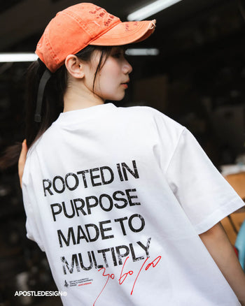 Apostle - SOM-03 "A HUNDRED TIMES" Graphic TEE - White