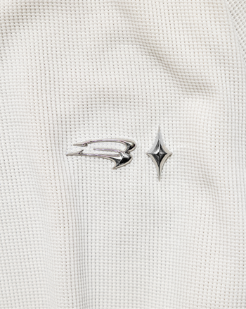 T-E155 E’TREALOUEST 25AW 亨利領華夫格長袖