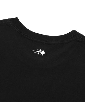 NICEGHOSTCLUB - TORNADO LOGO  PIGMENT TEE [黑色] T-N1020