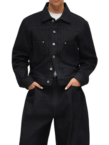 6CRAYON - 11.3oz Short Denim Jacket 短版牛仔外套 J-C100