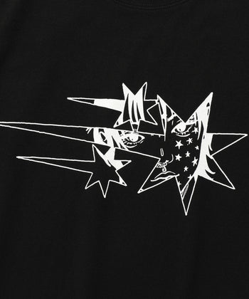 NUCEGHOSTCLUB - ANIME STAR TEE 動漫星星T恤 [黑色] T-N219