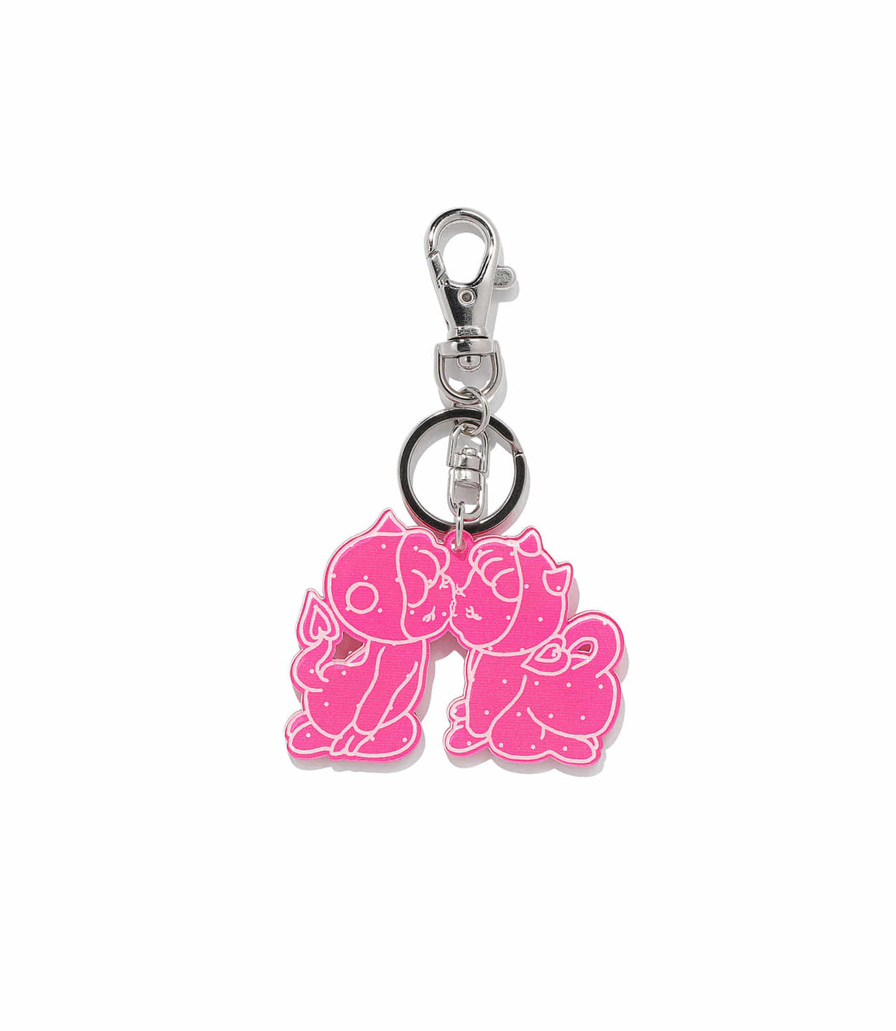 NICEGHOSTCLUB -DEVIL GIRL ACRYLIC KEYCHAIN 惡魔少女亞克力鑰匙[粉紅色] AC-N180