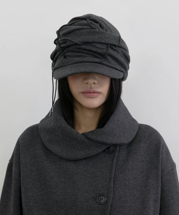 FLARE UP - Soi Draped Cap 垂褶帽 AC-F206 (灰色)