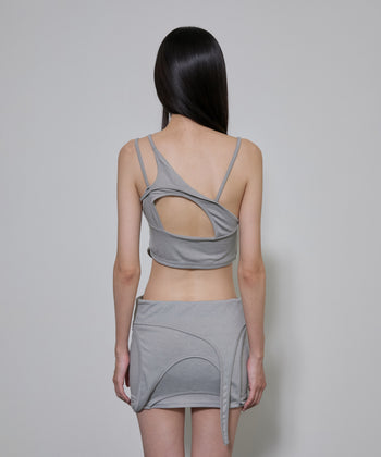 FLARE UP - 4-Layered Skirt 特殊四層裙 P-F209 (灰色)