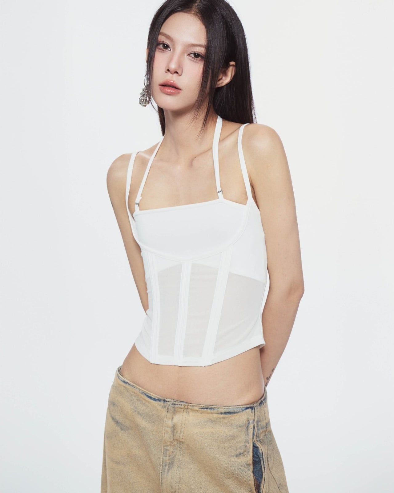 BUNNYHILL - V-B05 MELIOS MESH TOP 網紗束身抹胸網眼背心