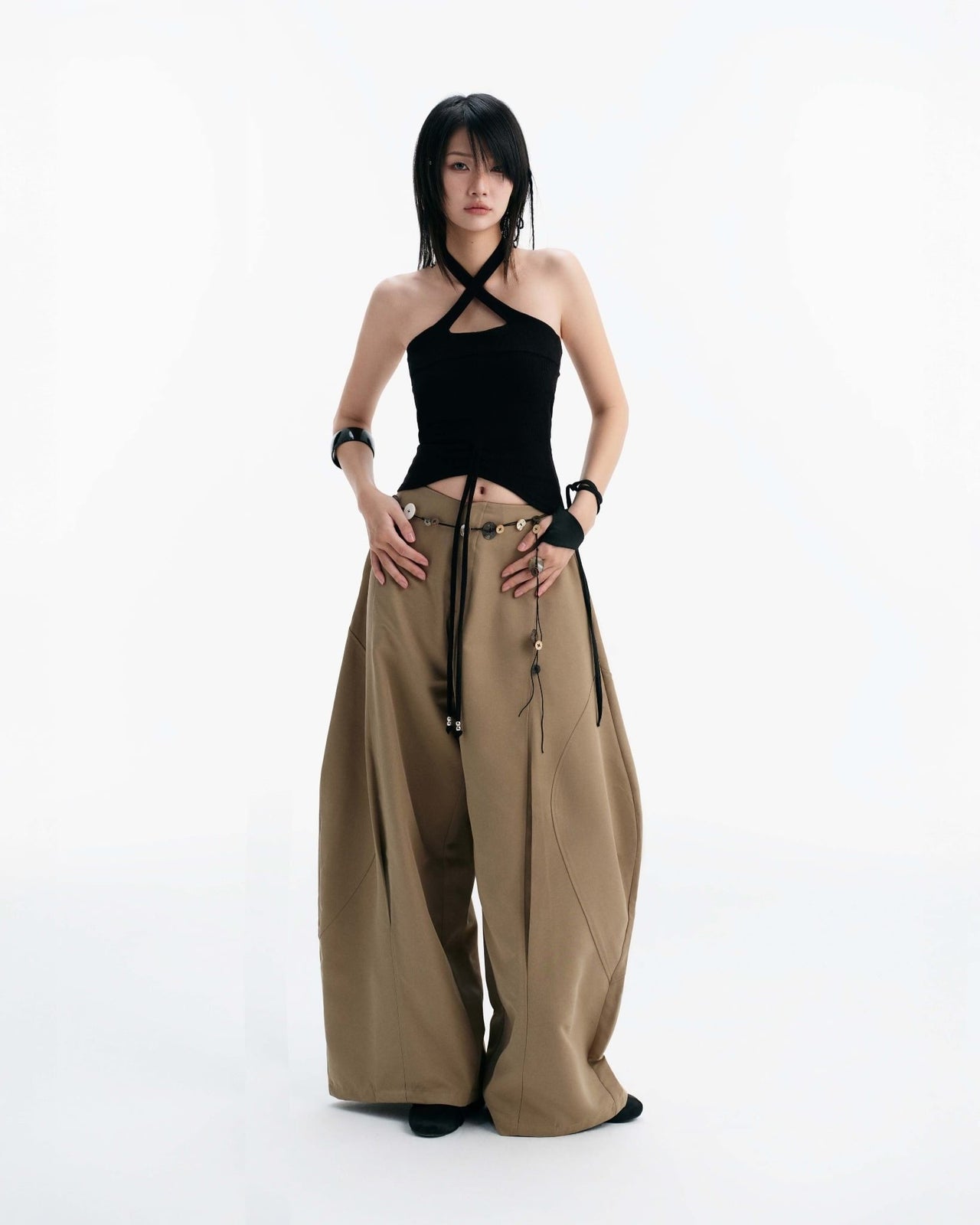 BUNNYHILL - P-B138 LUFT PANTS 寬版闊腿長褲