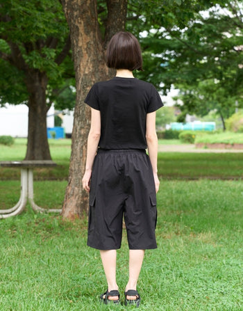 CSW - MELTING SIGNATURE BIG LOGO CROP T T-C210