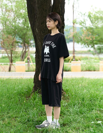CSW - MYOW SIGNATURE ART WORK HALF T UNISEX T-C1001