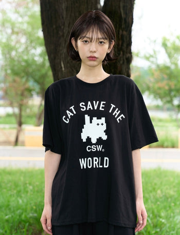 CSW - MYOW SIGNATURE ART WORK HALF T UNISEX T-C1001