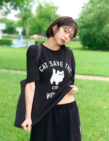 CSW - MYOW SIGNATURE ART WORK HALF T UNISEX T-C1001