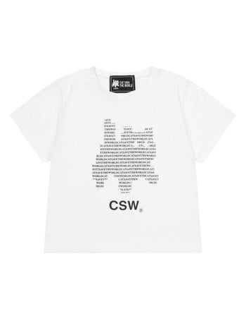 CSW - VASS LETTERING ART HALF T UNISEX T-C1003