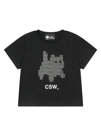 CSW - VASS LETTERING ART HALF T UNISEX T-C1003