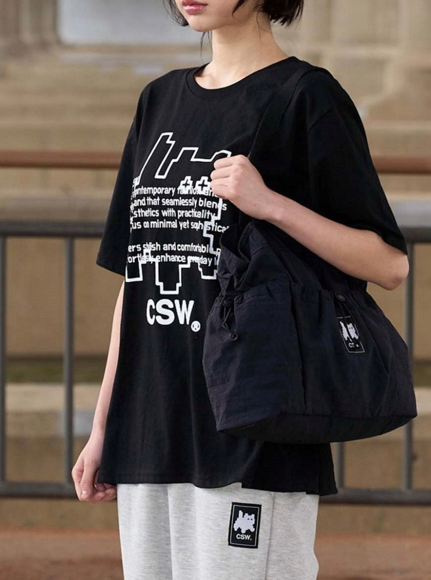 CSW - GLITCH LETTERING PIXEL ART LOGO HALF T T-C211
