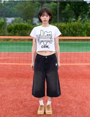 CSW - GLITCH LETTERING PIXEL ART LOGO HALF T T-C211
