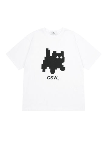 CSW - MELTING SIGNATURE LOGO HALF T T-C1002