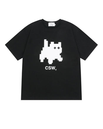 CSW - MELTING SIGNATURE LOGO HALF T T-C1002