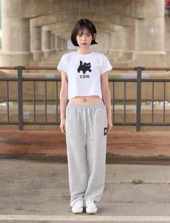 CSW - MELTING SIGNATURE LOGO HALF T T-C1002