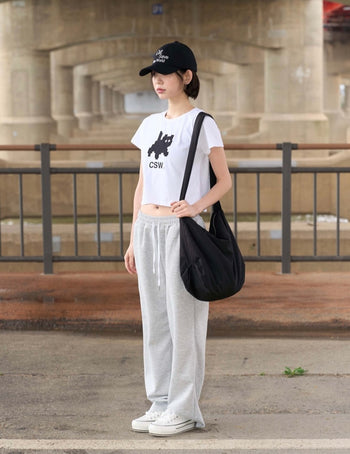 CSW - MELTING SIGNATURE LOGO HALF T T-C1002