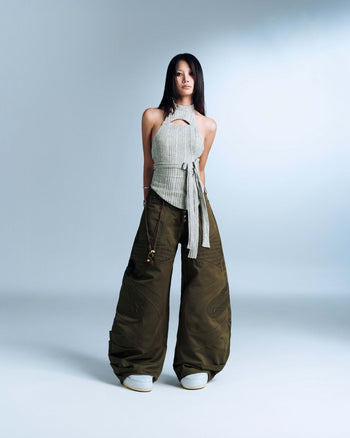 BUNNYHILL - P-B135 DESMOND PANTS 立體拼接長褲