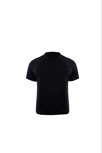 【GUBAN】Jobdatashee Black Slim Fit Short Sleeve D37