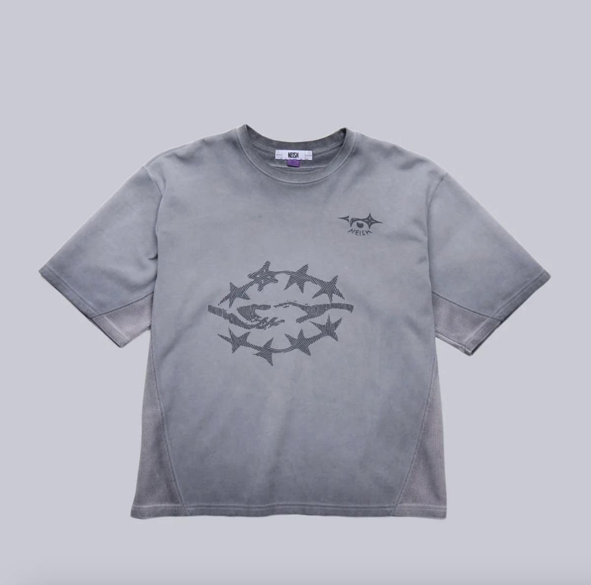 NEISH - HanD to HanD Tee(灰色) T-A1136