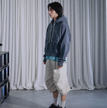 NEISH - JAAAB Hoodi(灰藍色)  J-R106
