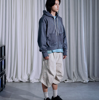 NEISH - JAAAB Hoodi(灰藍色)  J-R106