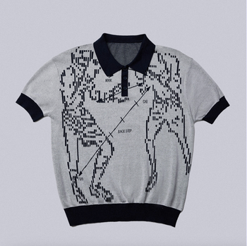 NEISH - Fracture Hook Knit shirt (灰色) T-T1138