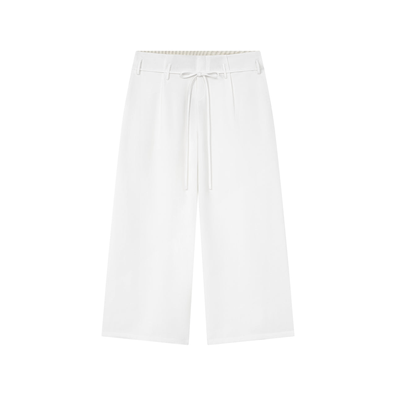 OWST - P-O149 白色抽繩長褲