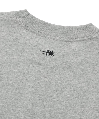 NICEGHOSTCLUB -  praying angel big big tee [灰色] T-N1034