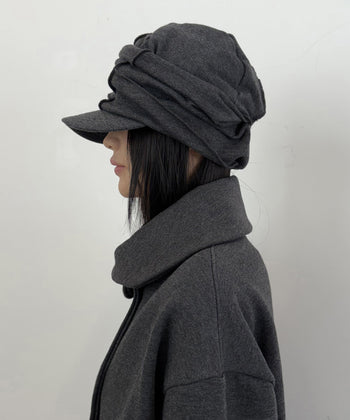 FLARE UP - Soi Draped Cap 垂褶帽 AC-F206 (灰色)