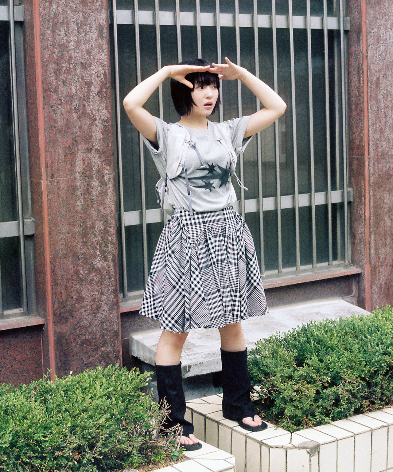 Niceghostclub -  MOVING SYMBOL TEE 動態符號T恤 [灰色]  T-N199
