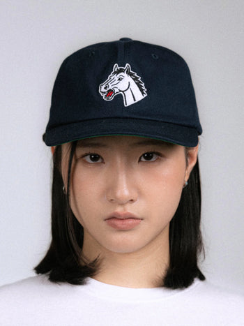 GOERS - AC-G177 海軍藍馬圖案棒球帽