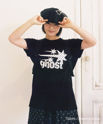 NICEGHOSTCLUB -  dot symbol tee [黑色] T-N1056