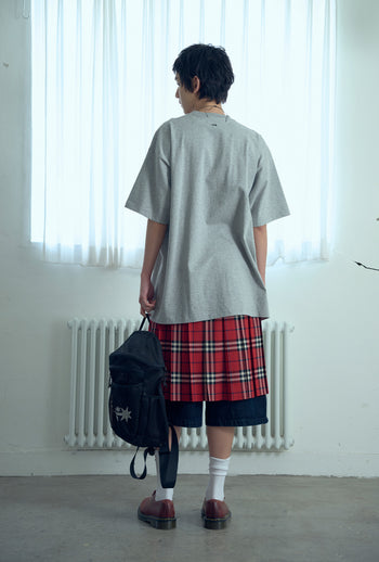 NICEGHOSTCLUB -  praying angel big big tee [灰色] T-N1034
